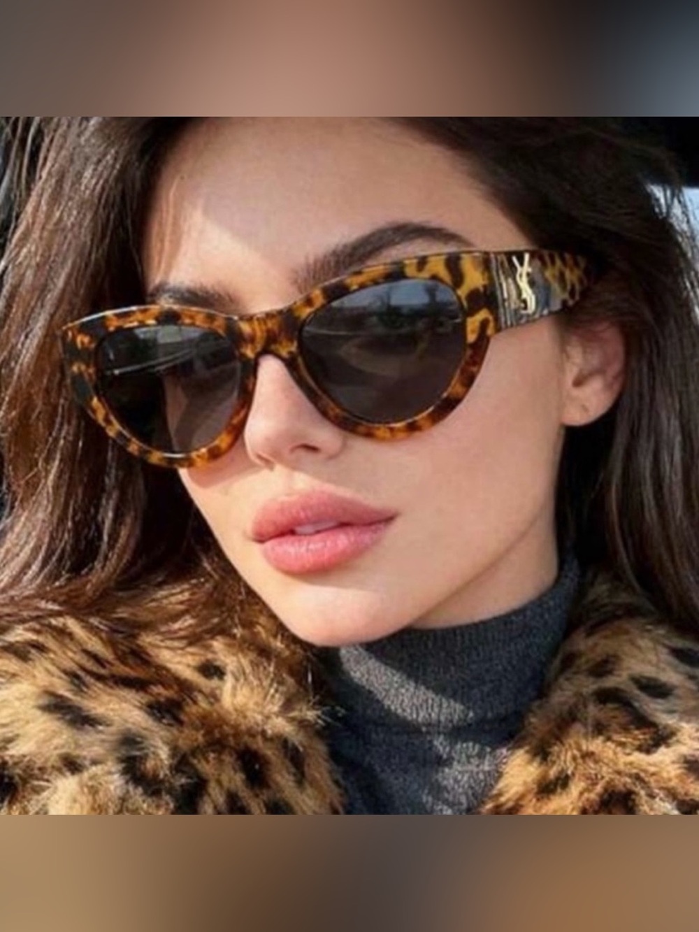 New Tortoiseshell Cat-Eye Sunglasses - Brown